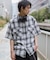 オンブレチェックシャツ（SS）