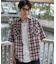 オンブレチェックシャツ（SS）