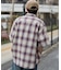 オンブレチェックシャツ（SS）