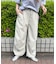 スターパッチタックワイドパンツ