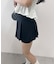プリーツドッキングショートパンツ