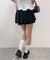 プリーツドッキングショートパンツ