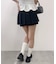 プリーツドッキングショートパンツ