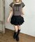 チェックレイヤードチョーカーT