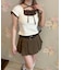 チェックレイヤードチョーカーT