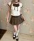チェックレイヤードチョーカーT