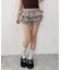 チェックフリルショートパンツ
