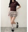 チェックフリルショートパンツ