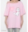 【Disney】2WAYワンショルビッグT