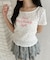 リトルフラワーワッフルTシャツ
