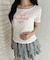 リトルフラワーワッフルTシャツ