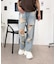 ダブルシューレース厚底スニーカー