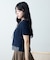 フリルドッキングヘンリーTシャツ