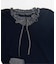 フリルドッキングヘンリーTシャツ