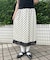 ドットサテンスカート
