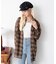 2WAYオフショルシアーチェックシャツ