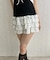 ドットティアードミニスカート