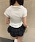 襟付きドットピチTシャツ