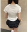 襟付きドットピチTシャツ