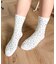 刺繍ワンポイントフラワーソックス