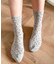 刺繍ワンポイントフラワーソックス