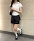 バックリボンショートパンツ