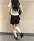 バックリボンショートパンツ