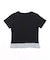 フリルヘムパッチワークTシャツ