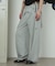 ガーターデザインスウェットパンツ