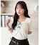 ダブルリボンドットTシャツ