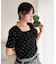 ダブルリボンドットTシャツ