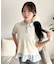 ヘムフリルシャツドッキングTシャツ