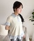 ヘムフリルシャツドッキングTシャツ