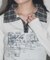 チェックカラーデザインLS Tシャツ