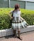 パッチワークキャミワンピース