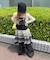 パッチワークキャミワンピース