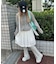 ギャザーフリルリブパンツ