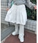 ギャザーフリルリブパンツ