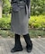 ギャザーフリルリブパンツ