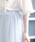 お嬢様のすずしげスカート