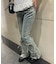 レースアップフレアパンツ