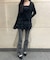レースアップフレアパンツ