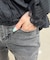 レースアップフレアパンツ
