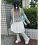 ギャザーミドルスカート