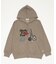 グラフィックメッシュZIPパーカー