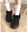 厚底ムートンタッチシューズ