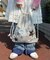 アソートボタンパッチワークナップサック