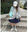 パッチワークメッセージパーカー