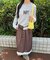 アソートボタンパッチワークロゴロンT