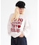 グラフィックニットプルオーバー